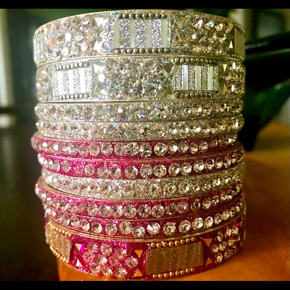 Sparkly bangles from India - Picture 1 of 3